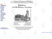 Tablet Screenshot of heiligkreuz-hg.de